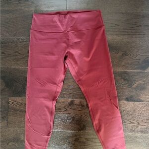 Lululemon Athletica Red Leggings